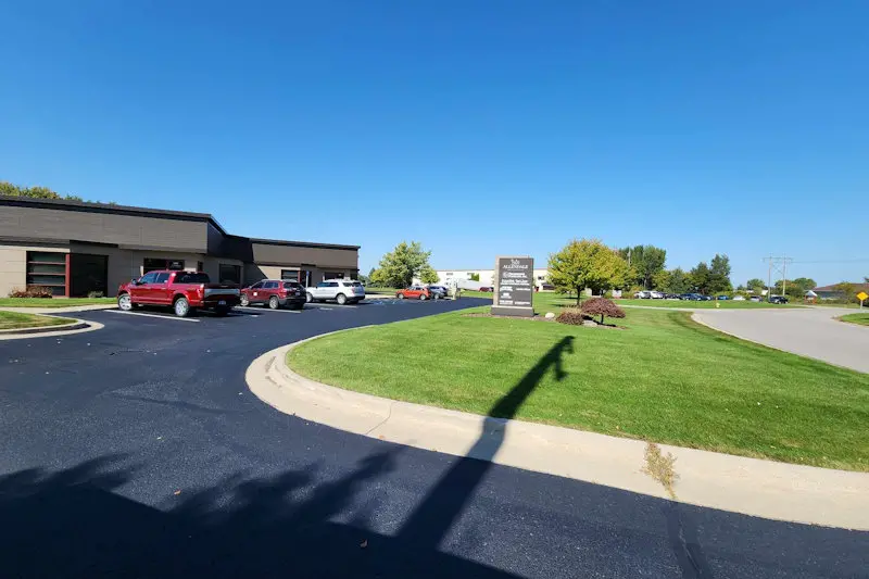 Blue skies above the Allendale clinic