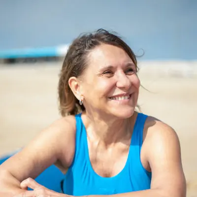 Woman on beach